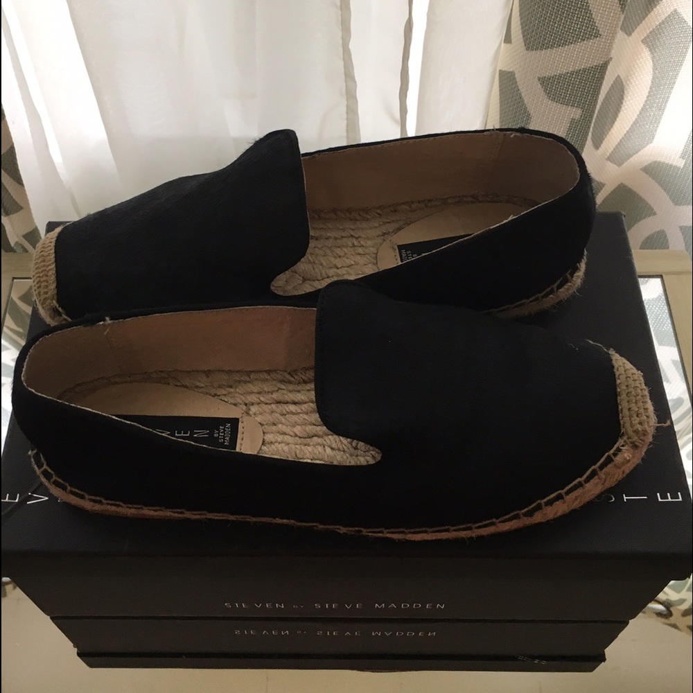 Steven Steve Madden espadrille style loafers